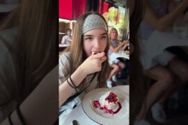 A Dessert Day in Paris 🇫🇷🍓. Пробуем десерты. 1 часть  #paris  #еда