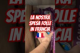 Spesa + Cena in Francia: Abbiamo ESAGERATO? 🇫🇷💸👇🏻 #shortsitalia #spesa #supermercato #francia