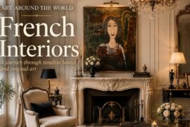 Art Around the World: French Interiors | Original Art in Timeless Parisian Homes