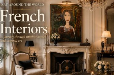 Art Around the World: French Interiors | Original Art in Timeless Parisian Homes