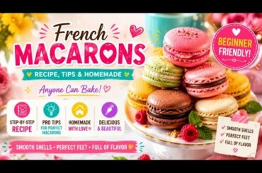 Perfect French Macarons Every Time | Easy Recipe for Beginners #macaron