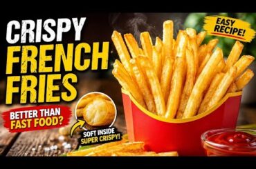 How to Make Crispy French Fries at Home | Better Than Fast Food? #youtube