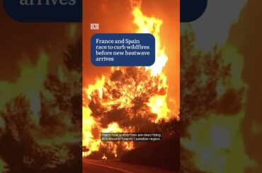 France and Spain race to curb wildfires before new heatwave | ABC NEWS