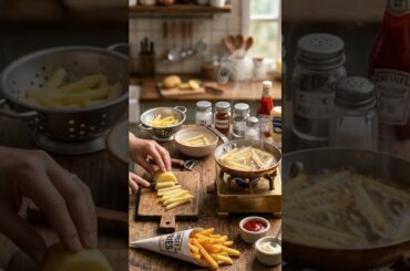 Mini French Fries 🍟 | Tiny Cooking ASMR | Miniature Kitchen Recipe #tinyfood #asmr