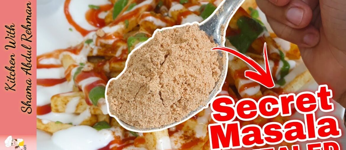 💯% Street Style French Fries + Secret Masala Recipe! 🍟"SECRET MASALA REVEALED" Kitchen With Shama