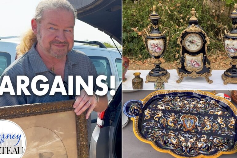 FLEA MARKET SUCCESS! Shopping for Bargains at a HUGE French Brocante