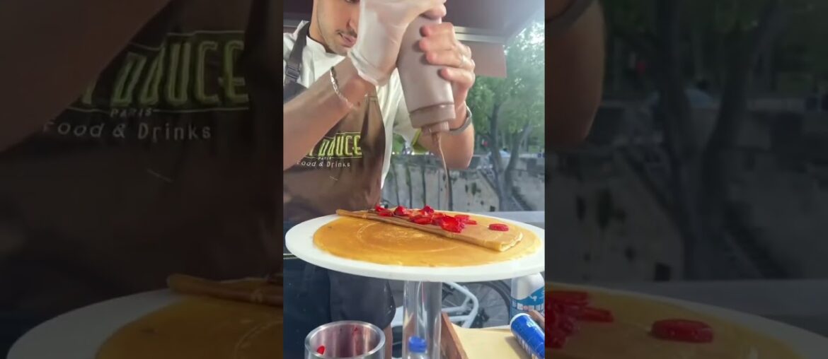 French Crepe #adventure #paris #france #crepe #dessert #nutella #adventure #streetfood #french