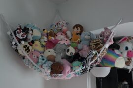 Found a potential way to store my daughter's plushies after downsizing. Thoughts?