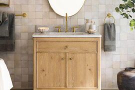 Looking for this....but a lot less money (Pottery Barn Vanity)