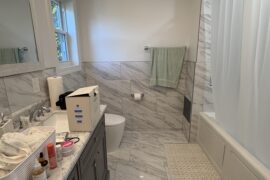 How can I make this bathroom warm
