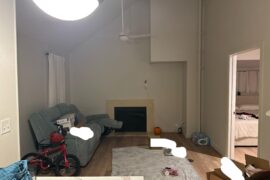 I need minimal decor for this space. Also, where do i place a TV?