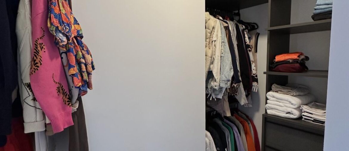 Weird wall in closet