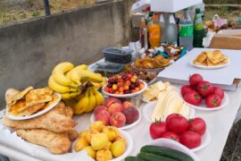 Repas pour la fête des morts en 🇬🇪