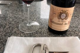 2010 La Mitre Châteauneuf-du-Pape — the fruit was tired, but the wine was not