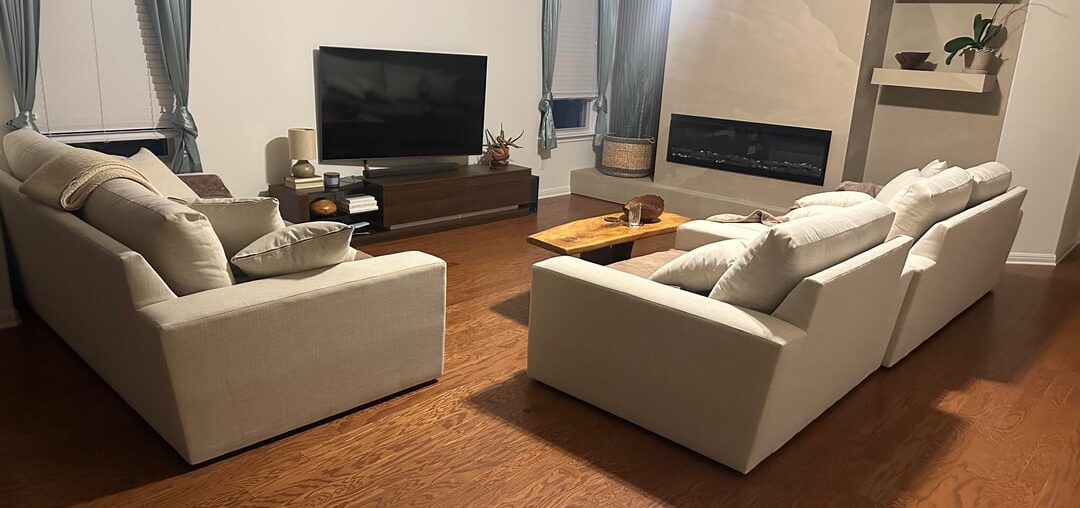 Think the sofa set is too big.. do I have to get rid of the chair? Think the sofa set is too big.. do I have to get rid of the chair?
