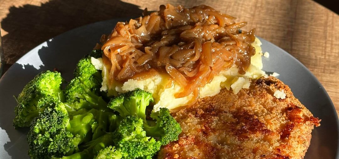 Schnitzel with different sauces