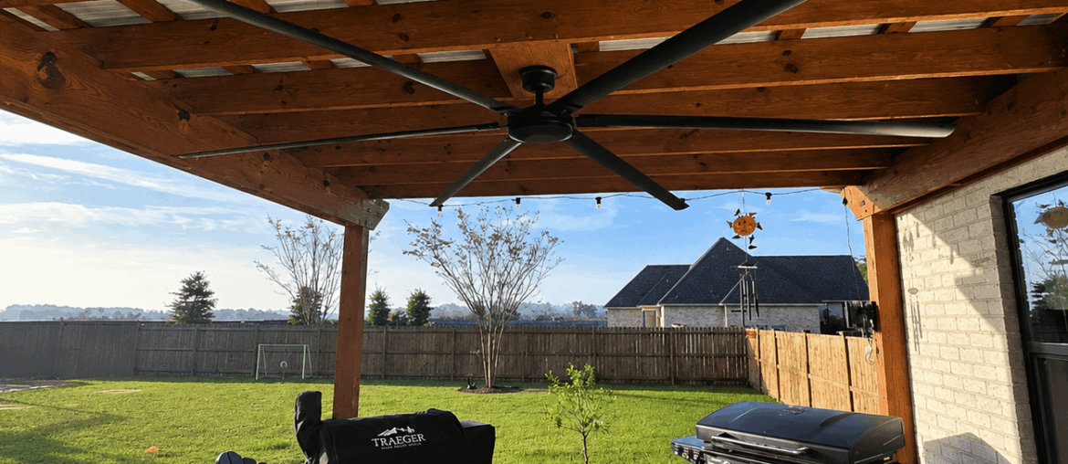 I finished setting up my BBQ area today, but the lawn around it feels a bit too empty. I’m not sure what changes I should make to improve the space.