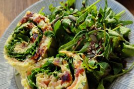 Roulé à la truite et au fromage frais