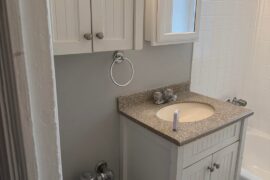 I would really like to cover these laminate countertops in contact paper, but I've never done it before and heard it's a bad idea. I'm renting. Anyone have any tips for renter friendly contact paper-ing or can you help me love my ugly countertops instead??