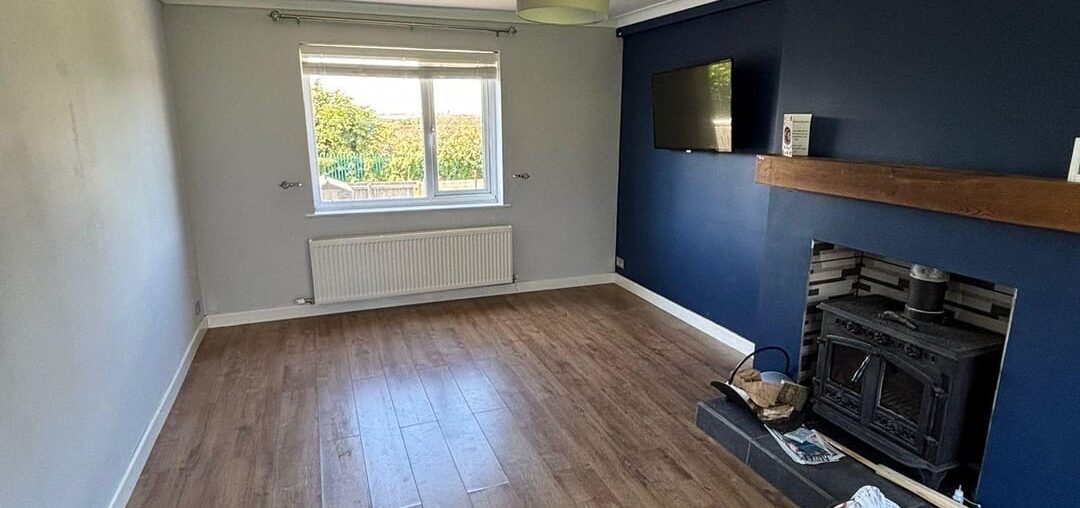 Living room before and after!