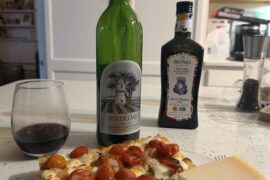 Dinner with wife.