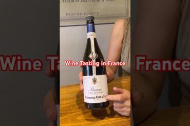 The curator telling about a wine from Bouchard Aine & Fils - a negociant in France