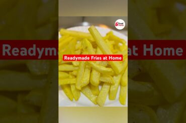 Readymade French Fries at Home 🍟 | Crispy French Fries #Shorts