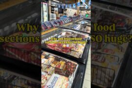 Why are frozen-food sections in France so huge? ❄️