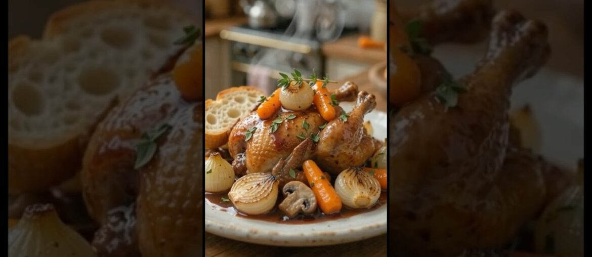 Coq au vin – French traditional culinary heritage 🇫🇷 #shorts #viralshorts Coq au vin - French traditional culinary heritage 🇫🇷 #shorts #viralshorts