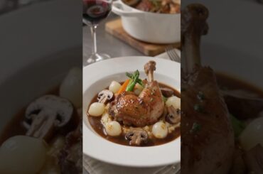 Authentic French Coq au Vin 🇫🇷 | Classic French Chicken Recipe | Easy Restaurant Style