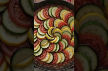 RATATOUILLE RECIPE | Classic French Vegetable Dish #Shorts