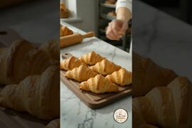 Classic French Butter Croissants 🥐✨ | Flaky & Buttery #shorts