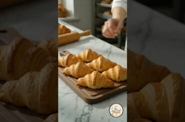 Classic French Butter Croissants 🥐✨ | Flaky & Buttery #shorts