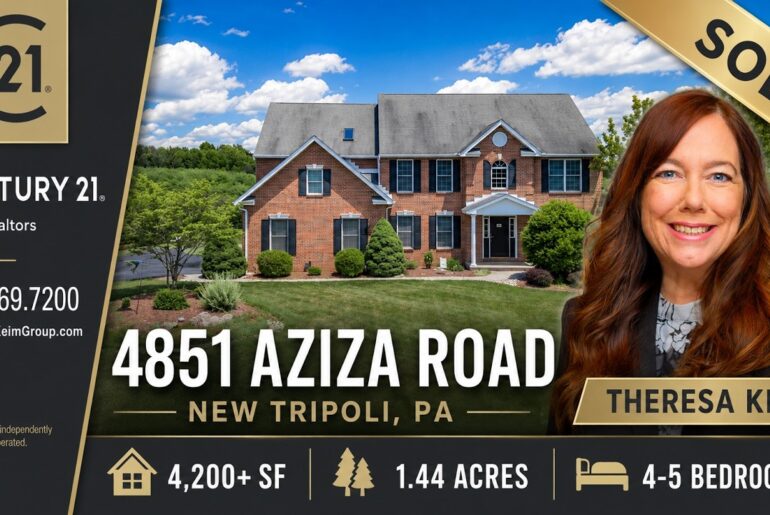 SOLD in Northwestern Lehigh | 4,200 SF Custom Home in New Tripoli PA