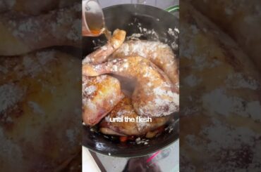 🍷 This French dish takes the toughest, oldest bird and slow-cooks it in a whole bottle of red wine.