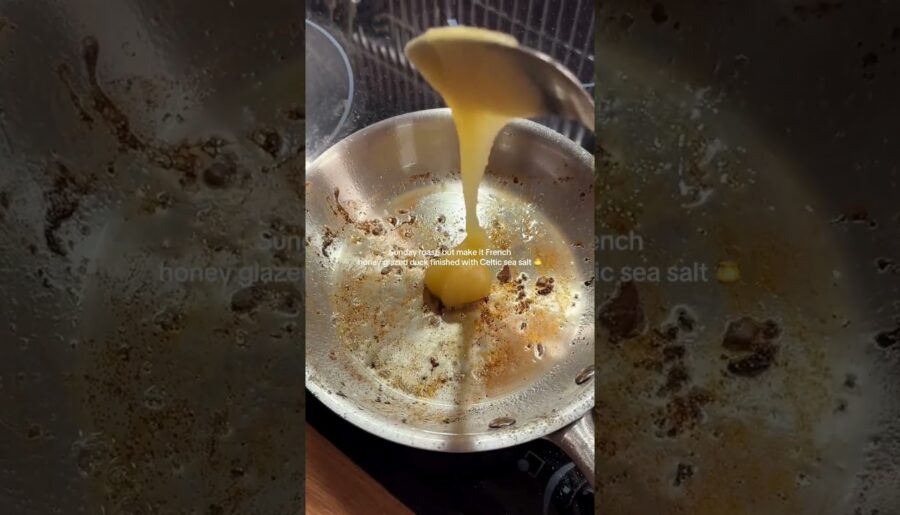 The Secret to Perfect Honey Glazed Duck | French Sea Salt Finish 🦆✨