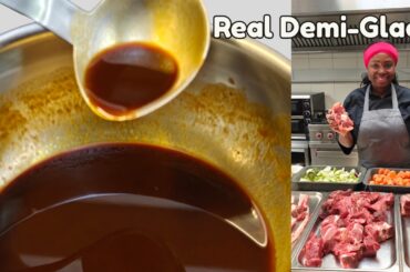 How to Make Demi-Glace From Scratch | The Base for Classic French Sauces