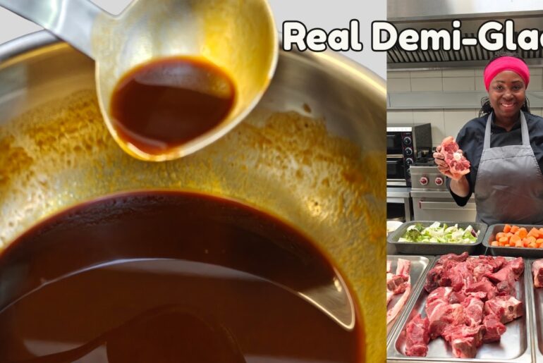 How to Make Demi-Glace From Scratch | The Base for Classic French Sauces