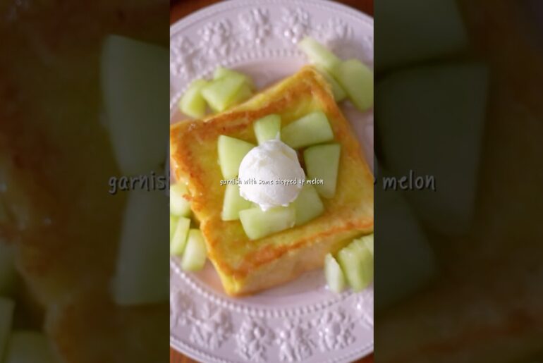 I Made French Toast With Korean Melon Milk 🍈