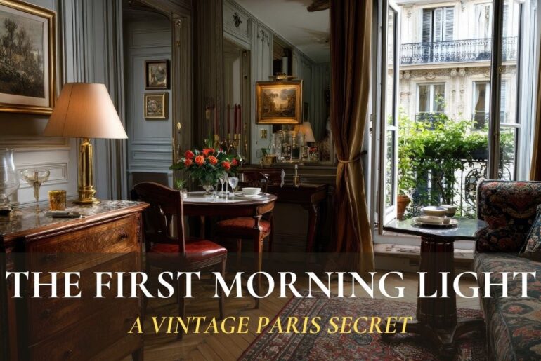 Inside a Vintage Paris Apartment Where Morning Light Brings Every French Detail to Life