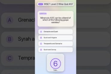 Minervois AOC Blend Quiz | WSET Level 2 France