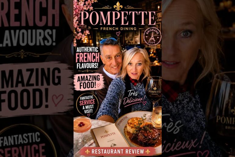 Pompette Brisbane | French Dining & Champagne 🍾🇫🇷 #viral #restaurant #french #shorts #food #dates