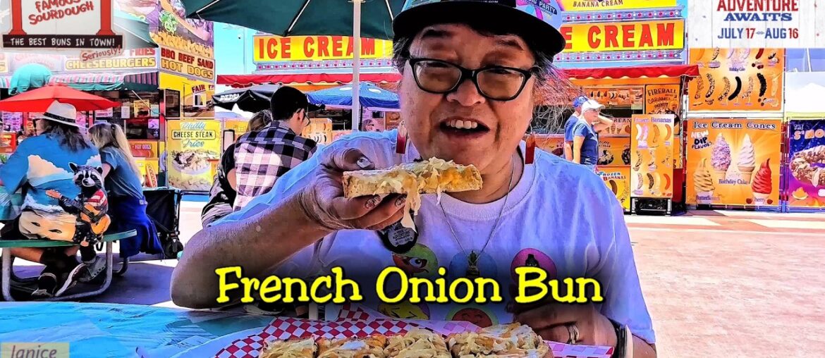 French Onion Bun at Ten Pound Buns 7/17/26 Orange County Fair / OC Fair French Onion Bun at Ten Pound Buns 7/17/26 Orange County Fair / OC Fair