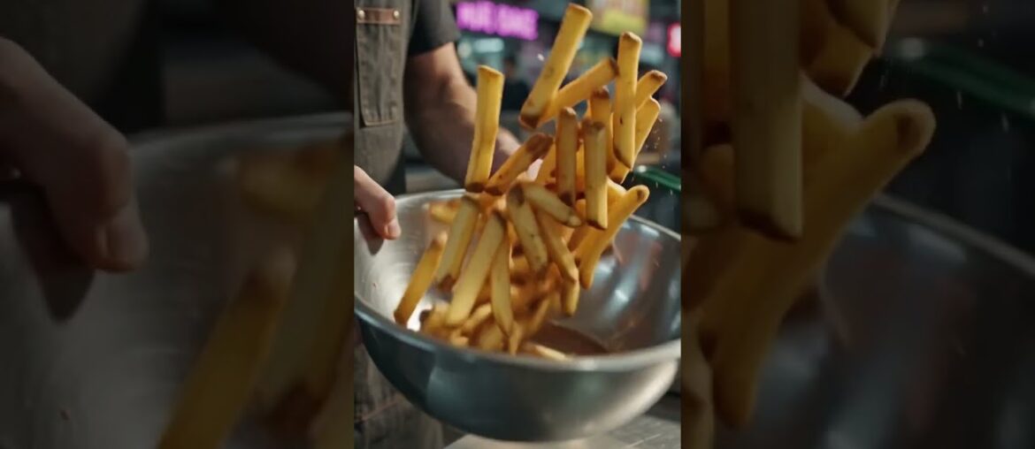 crispy french fries 🍟#streetfood #recipe#trending #shortvideo #french fri# #yummy