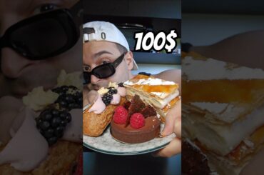 Trying 20$ French Desserts 🇨🇵 #fyp #french #dessert #sweets #shorts #foodshorts #viral