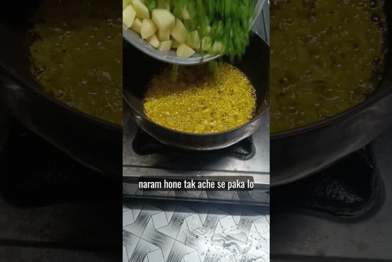 French beans bhaji recipe #recipe #food #hashtags #shortvideo #frenchbeans #viralvideo #easyrecipes
