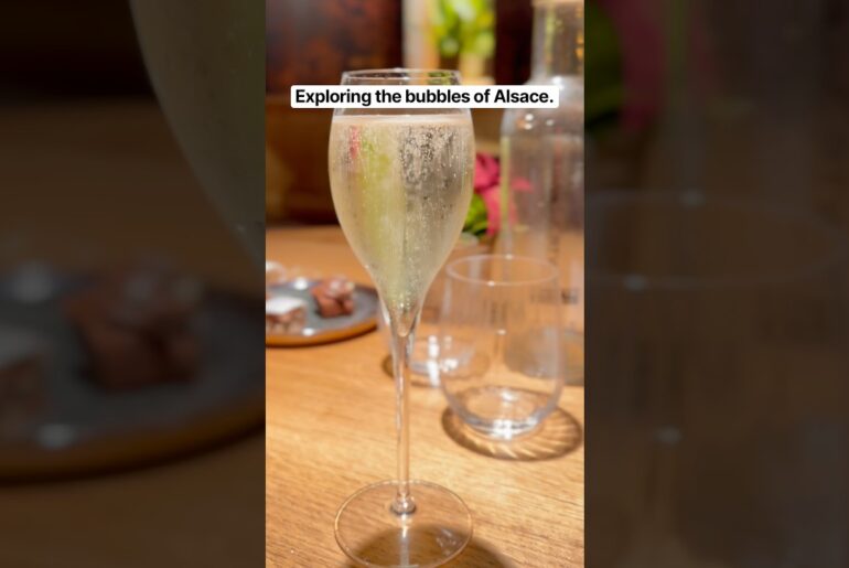 Not Champagne… But Have You Tried Crémant d’Alsace? 🥂 #CremantdAlsace #Alsace #FrenchWine