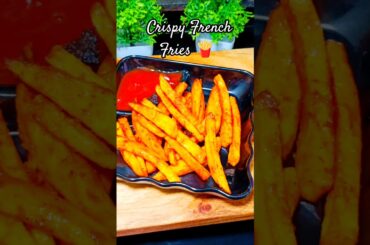Crispy French Fries | Easy Snack Recipe | French Fries At Home 🍟✨#shorts#snacks #frenchfries #recipe