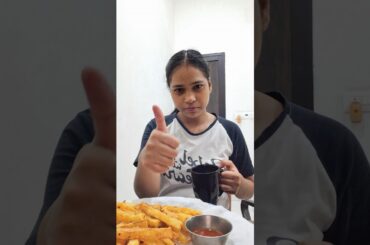barsaat mein french fries 🍟 😋 ki recipe #minivlog #dailyvlog #cooking #viral #shorts