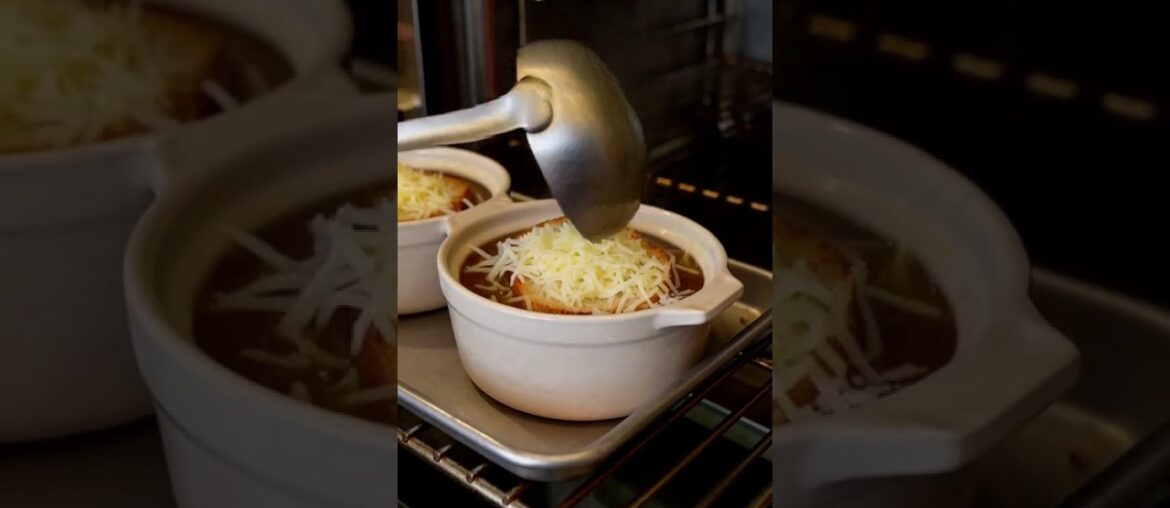 Cooking French Onion soup recipe P1-6